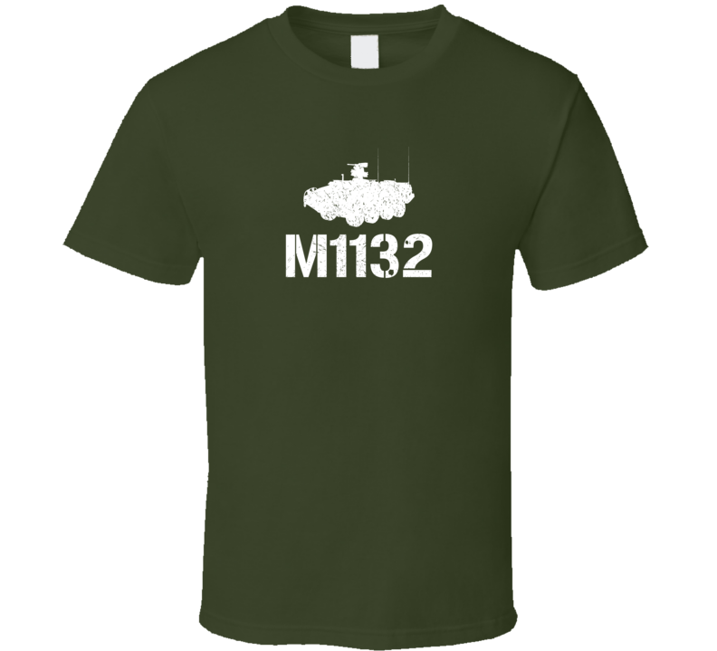 United States Engineer Squad Vehicle M1132 Military T Shirt