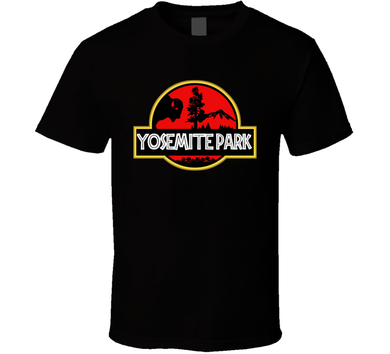 Yosemite Park National Park Jurassic Park Parody T Shirt