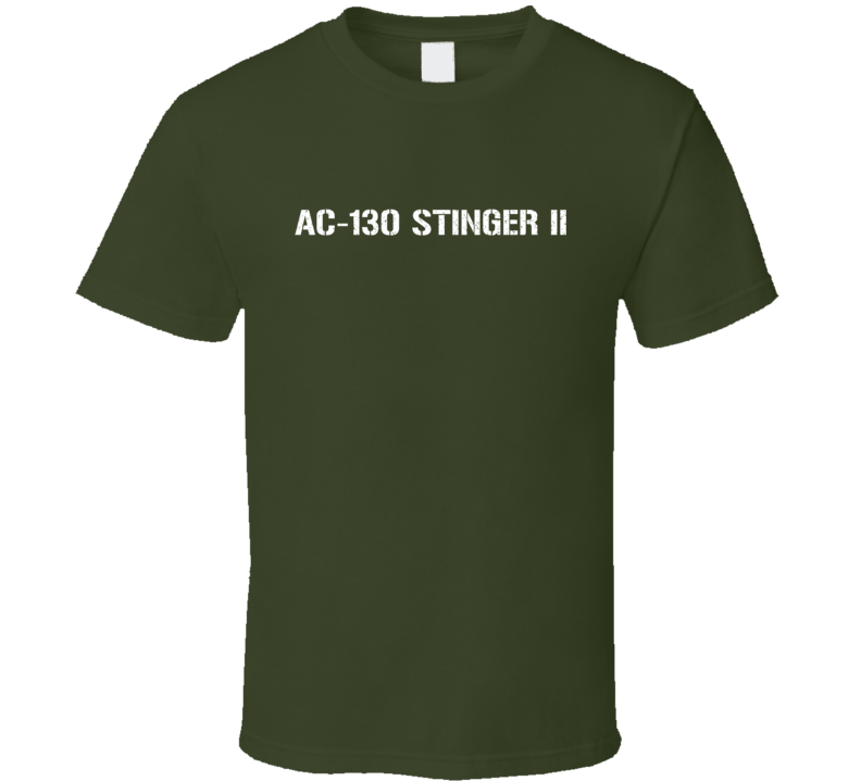 "AC-130 Stinger II  Ghost Rider Military T Shirt