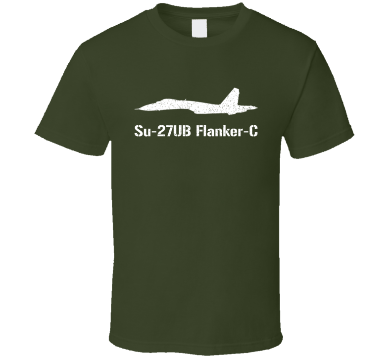 Su-27UB Flanker-C Jet Military T Shirt