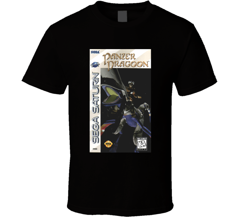 Panzer Dragoon Vintage Sega Video Game Box Cool T Shirt 