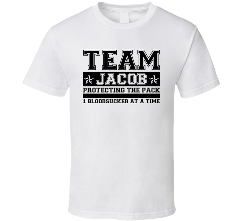 Team Jacob Eclipse Twilight Movie T Shirt