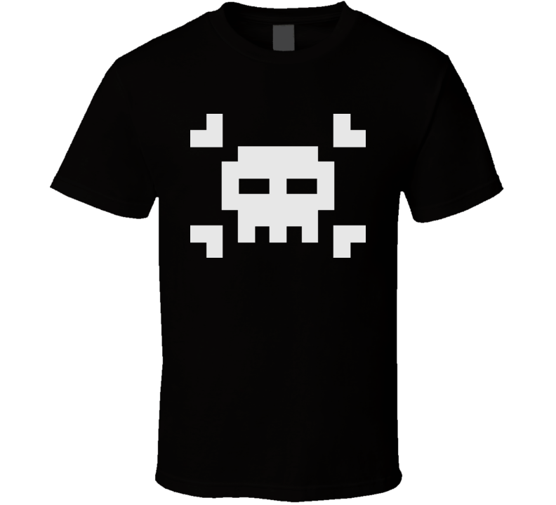 8 Bit Skull Scott Pilgrim T Shirt