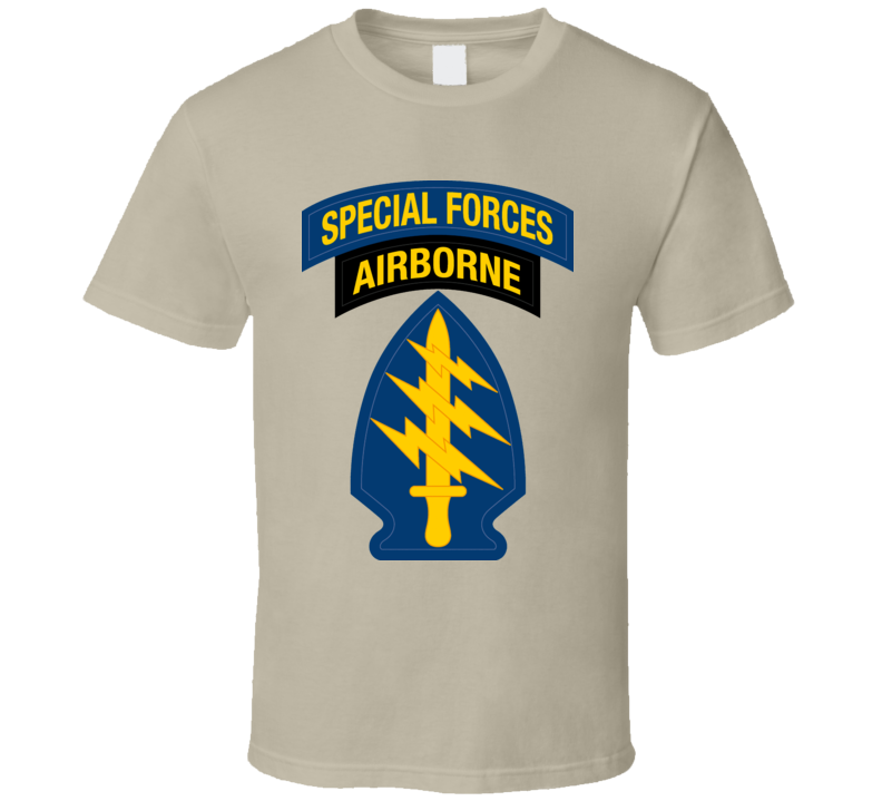 US Special Forces Airborne Badge Crest Logo T Shirt US Special Forces Airborne Badge Crest Logo T Shirt