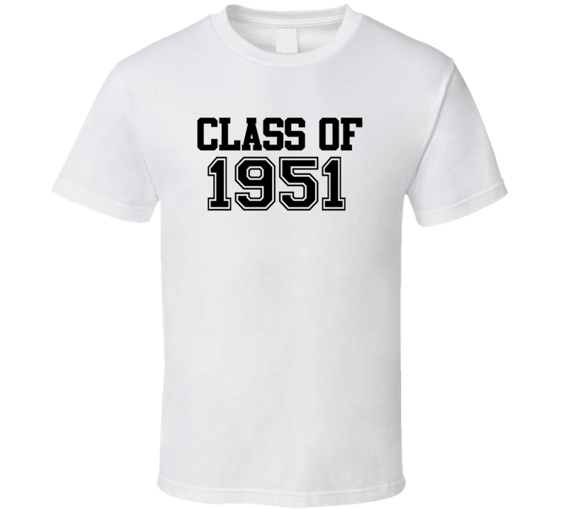 Class of 1951 Reunion School Pride Collage T Shirt