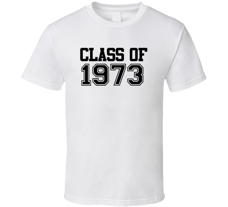 Class of 1973 Reunion School Pride Collage T Shirt