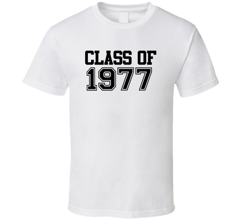 Class of 1977 Reunion School Pride Collage T Shirt