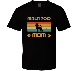 Maltipoo Mom T Shirt Popular Dog Breed Mothers Day Gift Present For Women