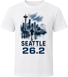 Seattle 26.2 Rainy City Marathon T Shirt