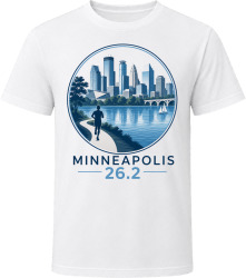 Minneapolis 26.2 Twin Cities Run T Shirt