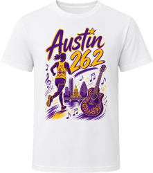 Austin 26.2 Live Music Marathon T Shirt