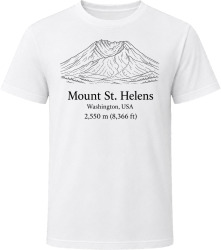 Mount St. Helens Washington Volcano Climb T Shirt