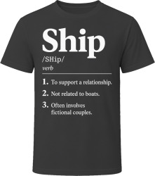 Ship Definition Funny Gen Z Gift T Shirt