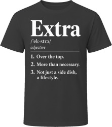 Extra Definition Funny Gen Z Gift T Shirt