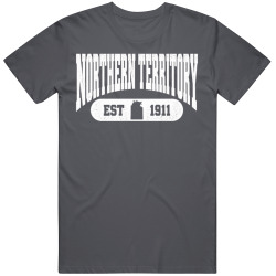 NORTHERN TERRITORY Collegiate Arch. Vintage Varsity Regional Pride T Shirt