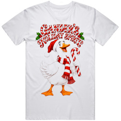 Gander's Holiday Spirit. Festive Vector Art T Shirt Gander's Holiday Spirit. Festive Vector Art T Shirt