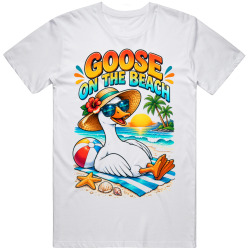 Goose on the Beach. Summer Vibes T Shirt Goose on the Beach. Summer Vibes T Shirt