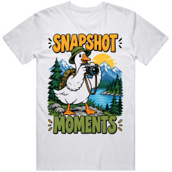 Goose with a Camera. Snapshot Moments T Shirt Goose with a Camera. Snapshot Moments T Shirt