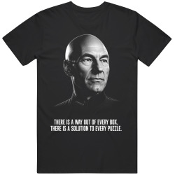Picard Problem Solver Portrait T Shirt Picard Problem Solver Portrait T Shirt