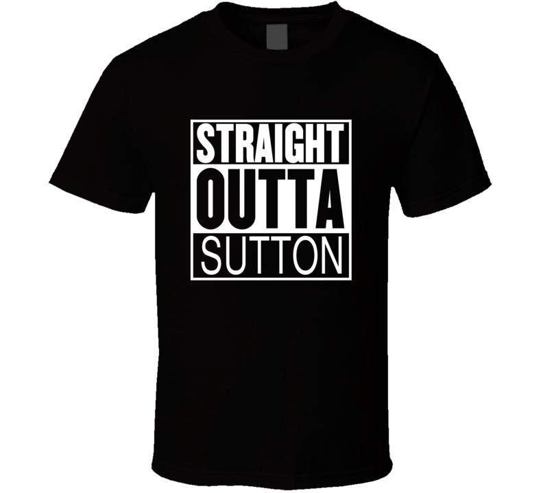 Straight Outta Sutton Quebec Parody Movie T Shirt