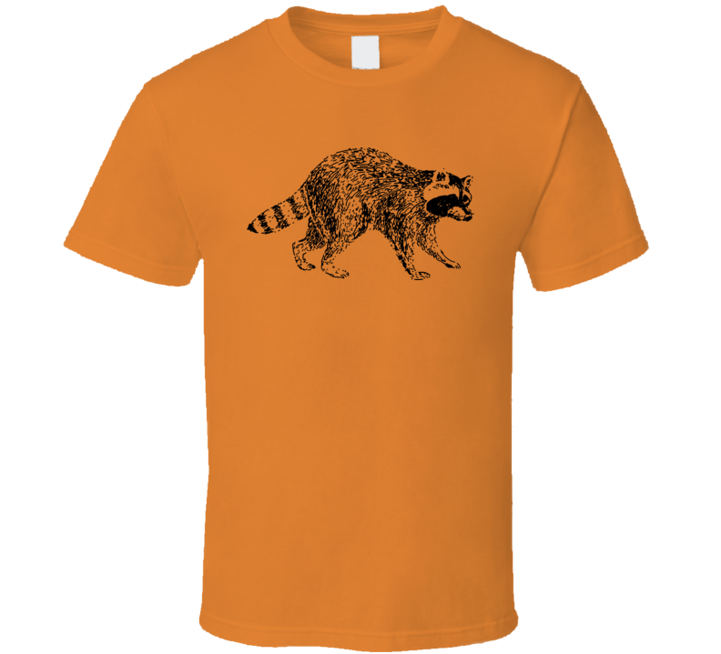 Urban Racoon Retro T Shirt 