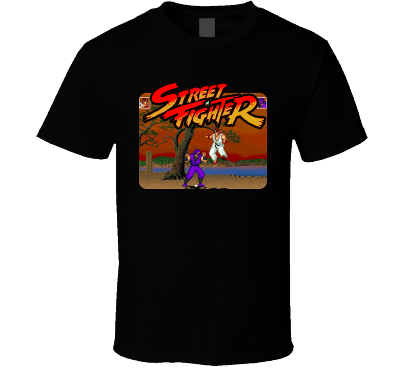 Original Street Fighter Video Game Retro 80s T Shirt