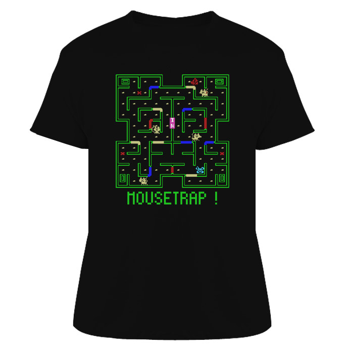 Mousetrap Video Game Retro 80s T Shirt