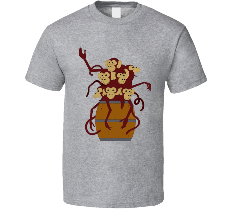Barrel Of Monkeys Retro Game T Shirt