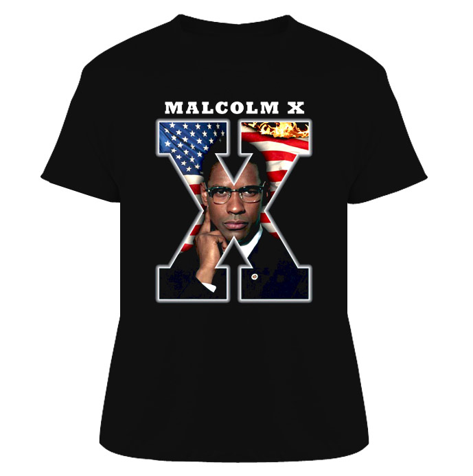 Malcolm X 90s Movie T Shirt