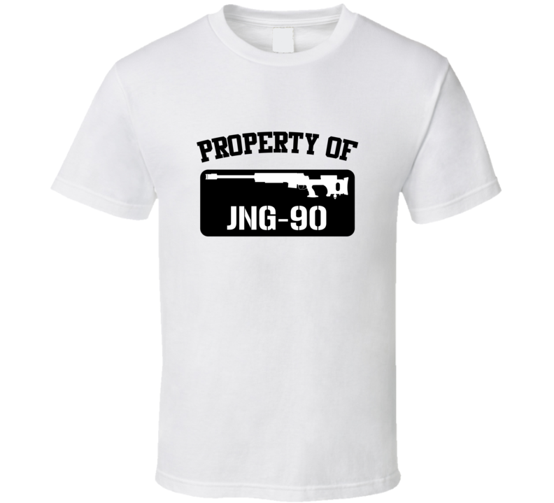 Property Of My Jng90 Sniper Rifle  T Shirt