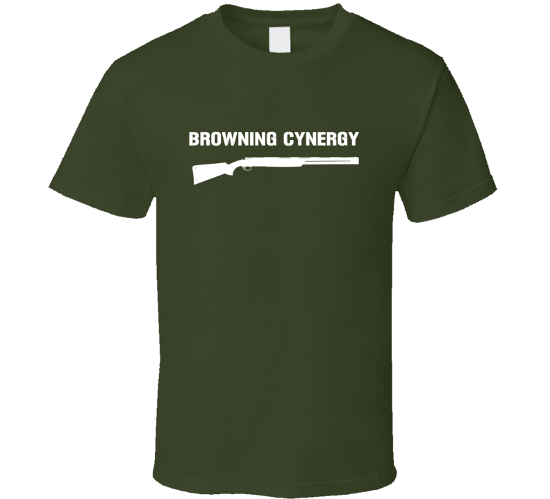 Browning Cynergy Shotgun Military Distressed T Shirt