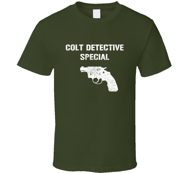 Colt Detective Special Revolver Military Distressed T Shirt