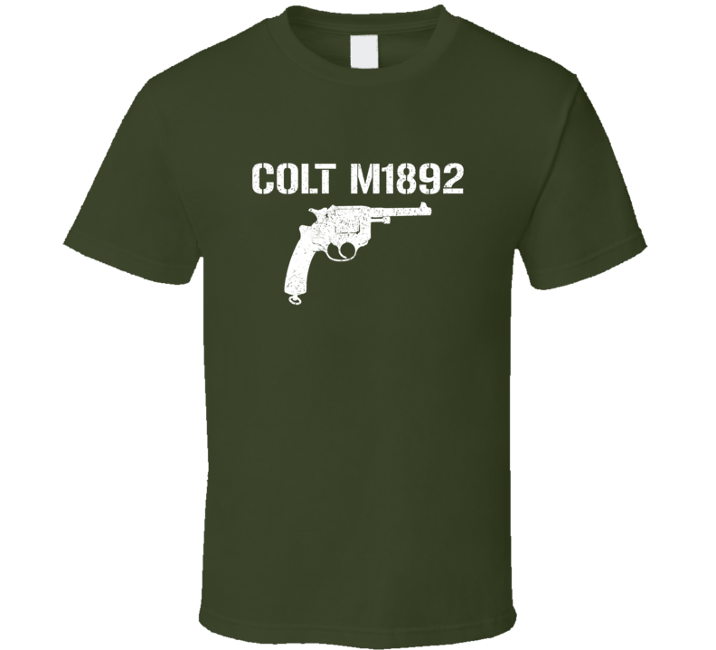 Colt M1892 Revolver Military Distressed T Shirt