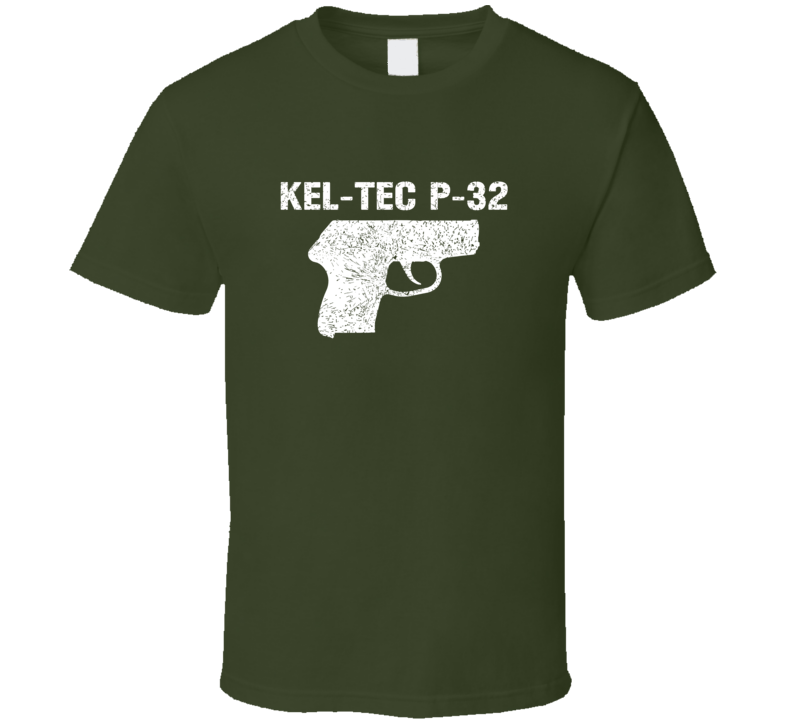 Keltec P32 Pistol Military Distressed T Shirt