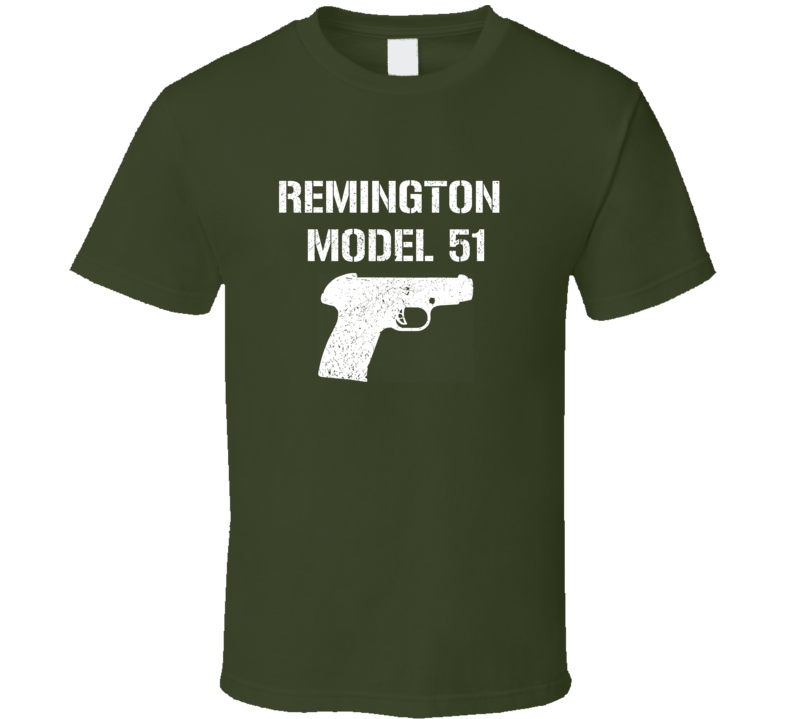 Remington Model 51 Pistol Military Distressed T Shirt