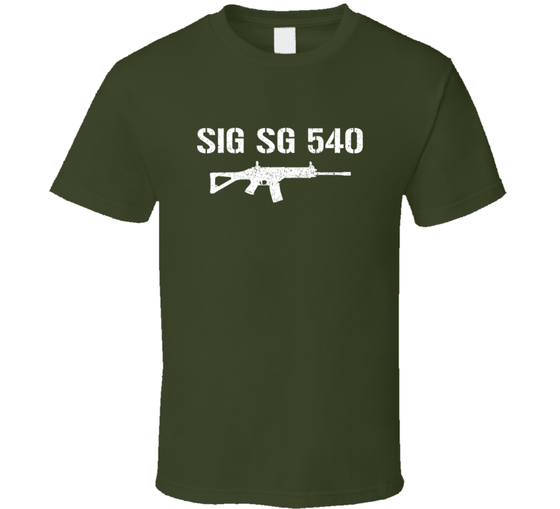 Sig Sg 540 Rifle Military Distressed T Shirt