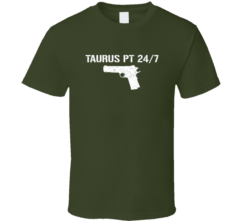 Taurus Pt 247 Pistol Military Distressed T Shirt