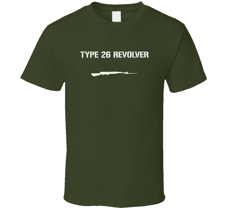 Type 26 Revolver Rifle Military Distressed T Shirt