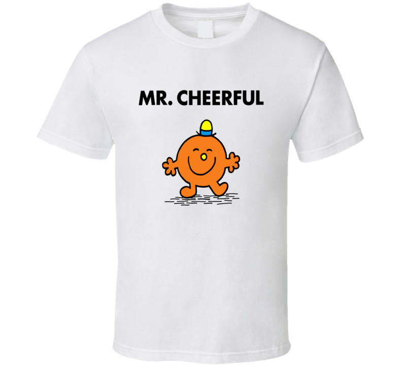 Mr Cheerful Character From Mr Men Book Series Fan T Shirt