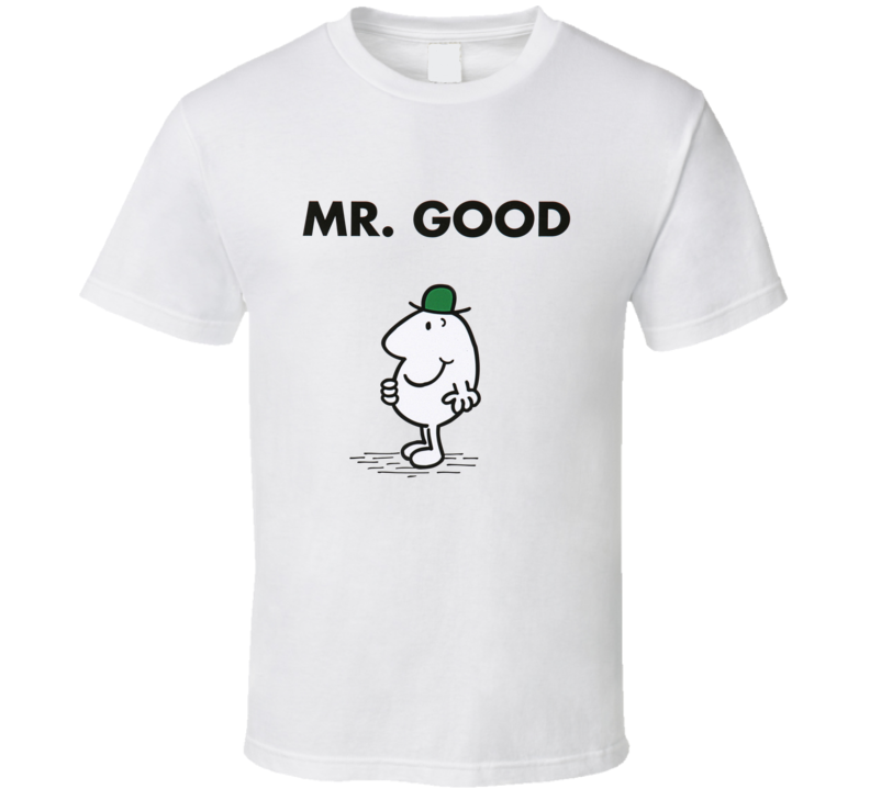 Mr Good Character From Mr Men Book Series Fan T Shirt