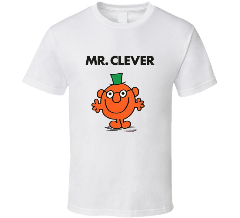 Mr Clever Character From Mr Men Book Series Fan T Shirt