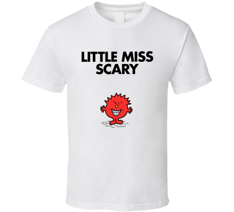 Little Miss Scary Character From Little Miss Book Series Fan T Shirt