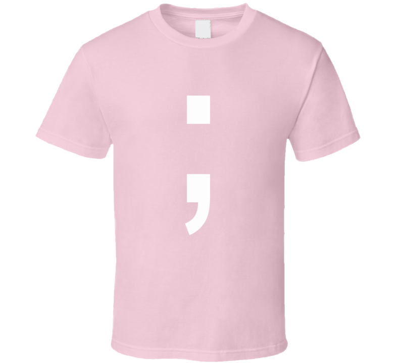 Semicolon Cancer Survivor T Shirt