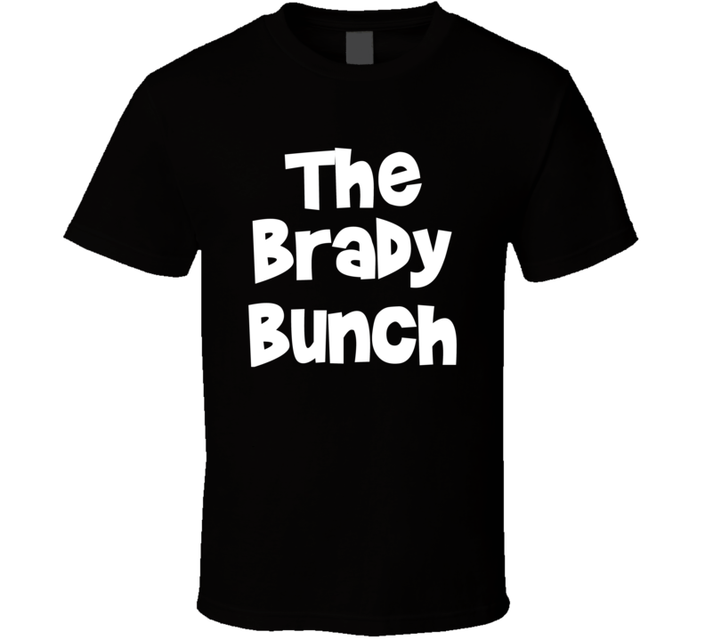 The Brady Bunch TV Show White Logo T Shirt