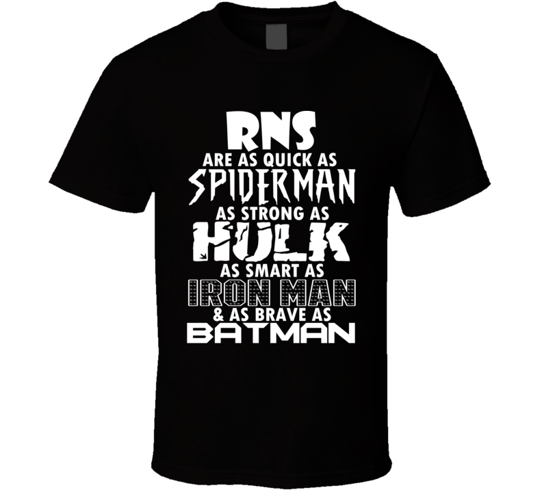 RNs Funny Comic Book Superhero T Shirt