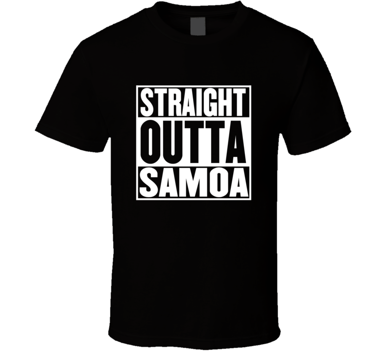 Straight Outta Samoa Movie Parody Shirt Straight Outta Samoa Movie Parody Shirt