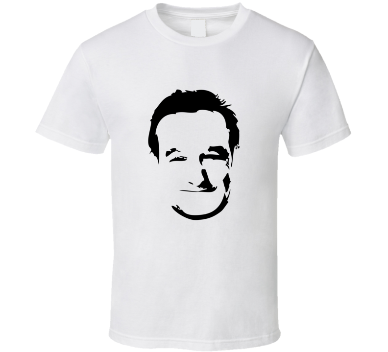 Robin Williams RIP 2014 Vector Face Shot T Shirt