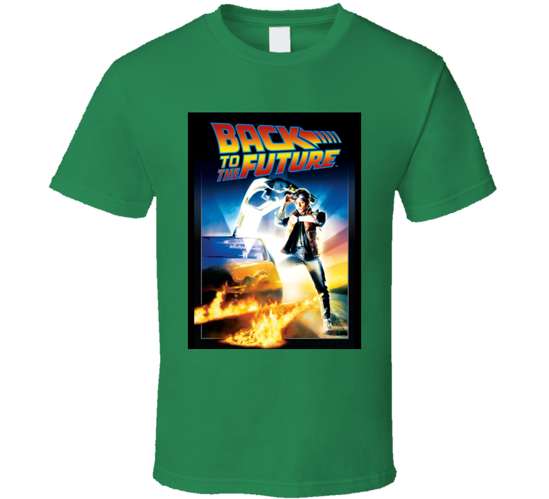 Back to the Future Classic Movie Poster Cool Vintage Gift T Shirt