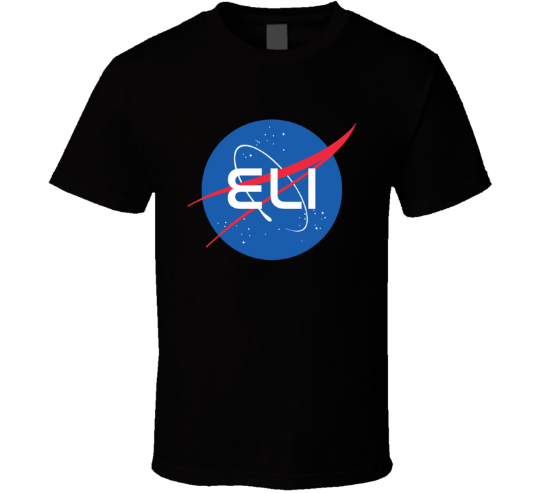 Eli NASA Logo Your Name Space Agency T Shirt