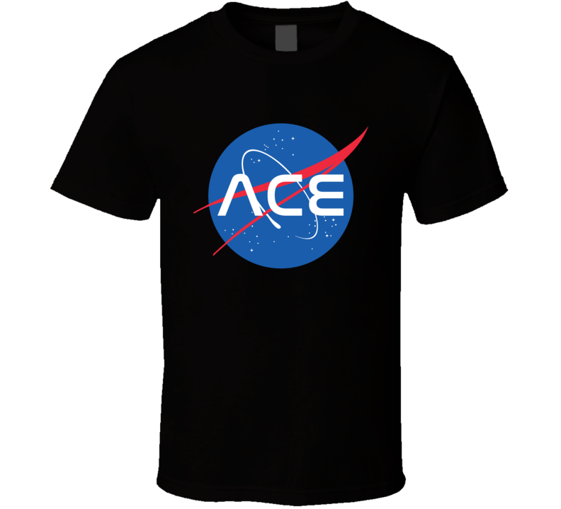 Ace NASA Logo Your Name Space Agency T Shirt